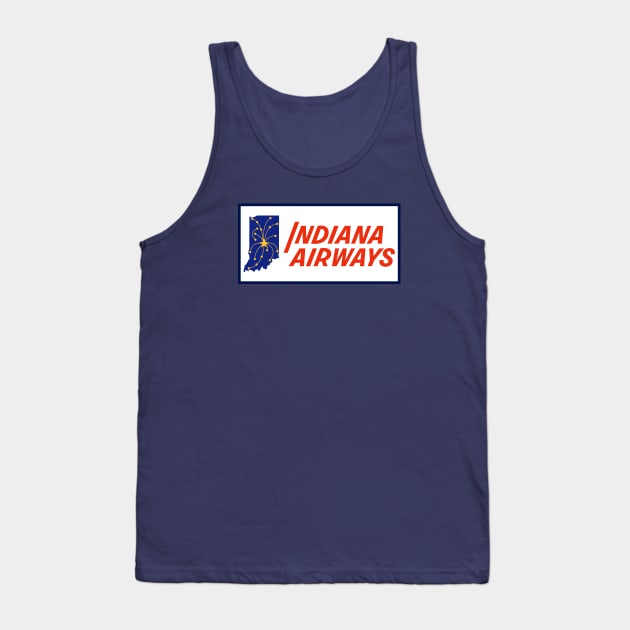 Parks and Rec - Indiana Airways Tank Top by sombreroinc